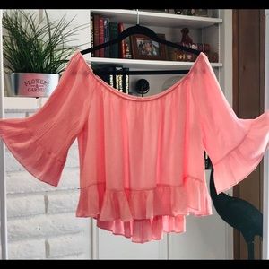 Pink Easy Breezy Gauze BOHO top.